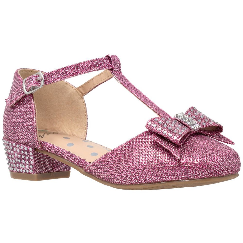 Purple Glitter Mary Jane Pump